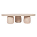 Rahul 59" Cream Coffee Table - Home And Beyond