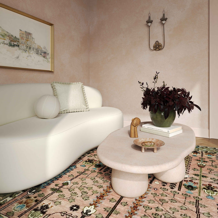 Rahul 59" Cream Coffee Table - Home And Beyond