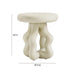 Maddie Cream Textured Side Table - Home And Beyond