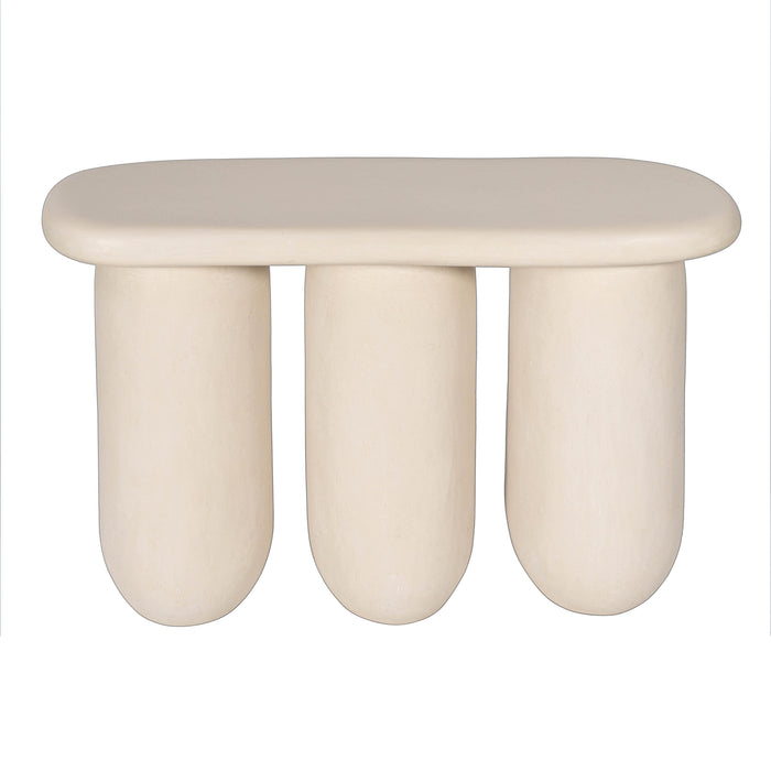Rahul Cream Console Table - Home And Beyond