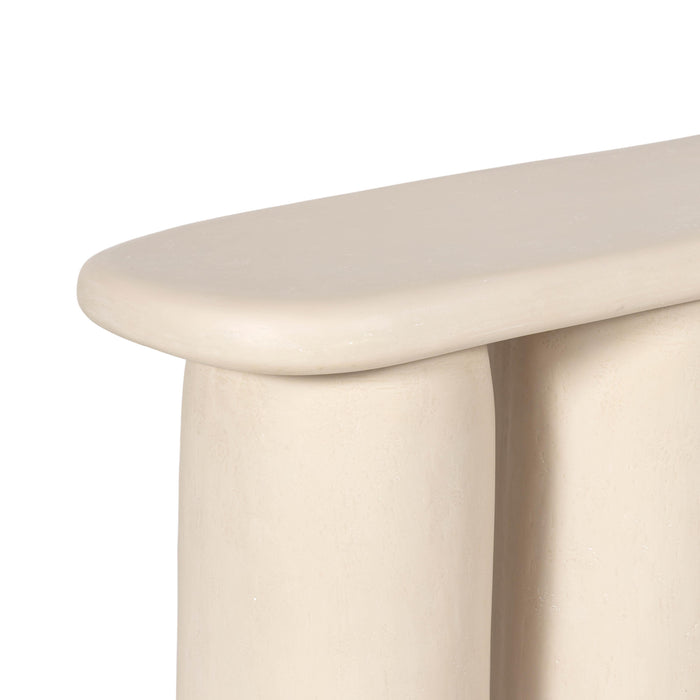 Rahul Cream Console Table - Home And Beyond