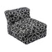 Chiara Outdoor Black Accent Pouf - Home And Beyond