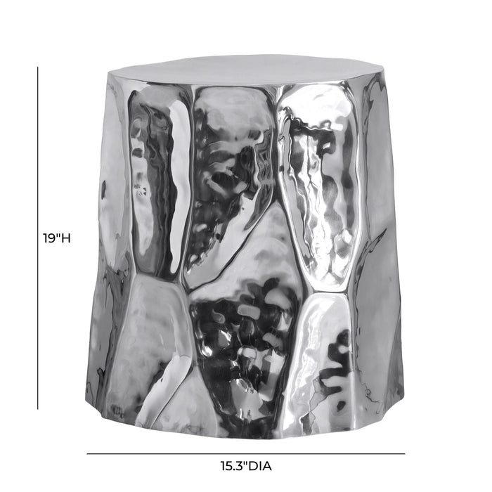 Forma Chrome Side Table - Home And Beyond