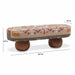 Rizi Textured Wool Upholstered Bench - Home And Beyond