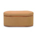 Olivier Peach Boucle Oval Storage Ottoman - Home And Beyond