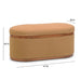 Olivier Peach Boucle Oval Storage Ottoman - Home And Beyond