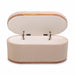 Olivier Ivory Boucle Oval Storage Ottoman - Home And Beyond