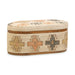 Olivier Cotton Oval Storage Ottoman - Home And Beyond