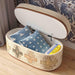 Olivier Cotton Oval Storage Ottoman - Home And Beyond
