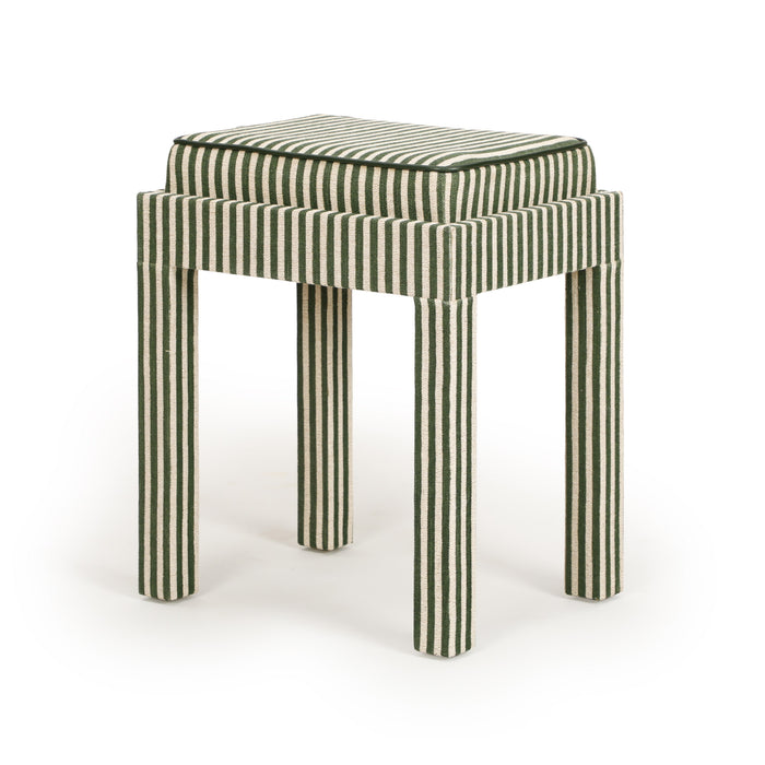Kora Cotton Jute Contract-Grade Accent Stool - Home And Beyond