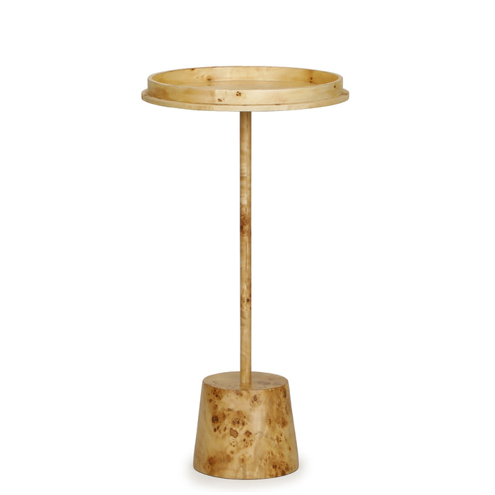 Destin Natural Burl Contract-Grade Side Table - Home And Beyond