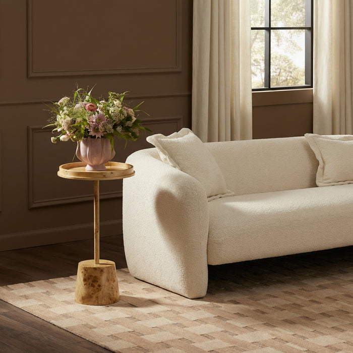 Destin Natural Burl Contract-Grade Side Table - Home And Beyond