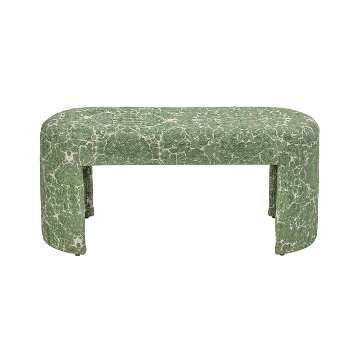 Greenspace 39" Rounded Upholstered Bench - Home And Beyond