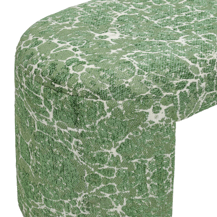 Greenspace 39" Rounded Upholstered Bench - Home And Beyond