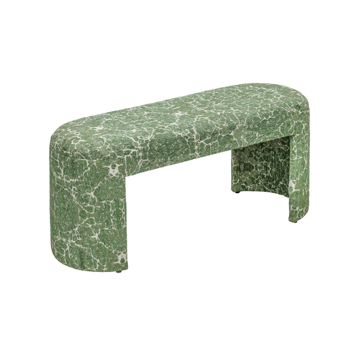 Greenspace 39" Rounded Upholstered Bench - Home And Beyond