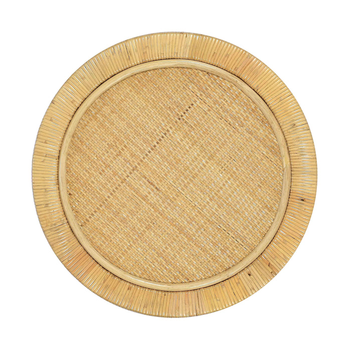 Amara Natural Rattan Side Table - Home And Beyond