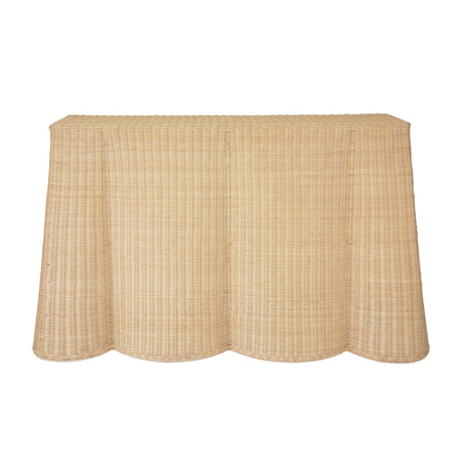 Egan 55" Natural Rattan Console Table - Home And Beyond