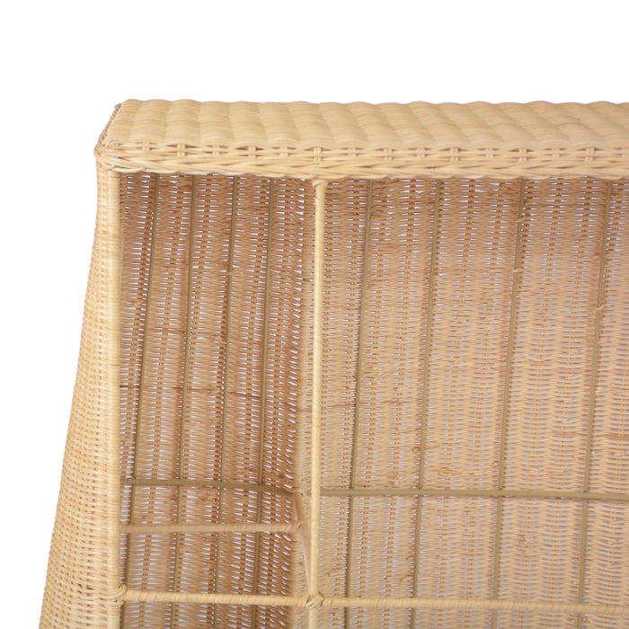 Egan 55" Natural Rattan Console Table - Home And Beyond