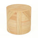 Matea Natural Rattan Cross Side Table - Home And Beyond