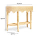 Sally 41" Natural Rattan Console Table - Home And Beyond