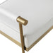 Diva White Performance Vegan Leather Bench - UK - Home And Beyond