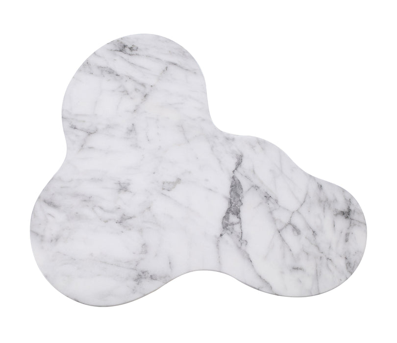 Slab Marble Tall Side Table - UK - Home And Beyond