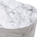 Slab Marble Tall Side Table - UK - Home And Beyond