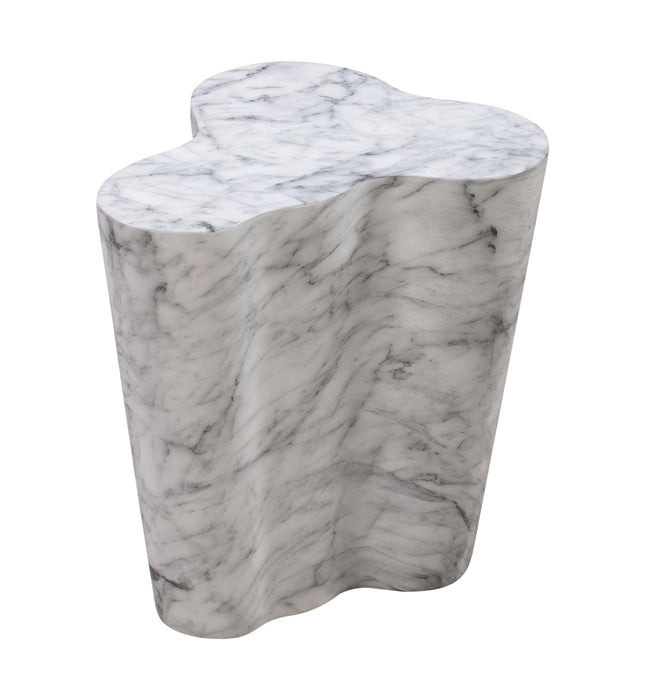 Slab Marble Short Side Table - UK - Home And Beyond