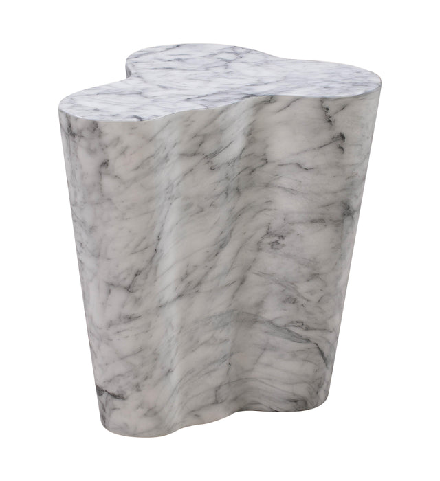 Slab Marble Short Side Table - UK - Home And Beyond