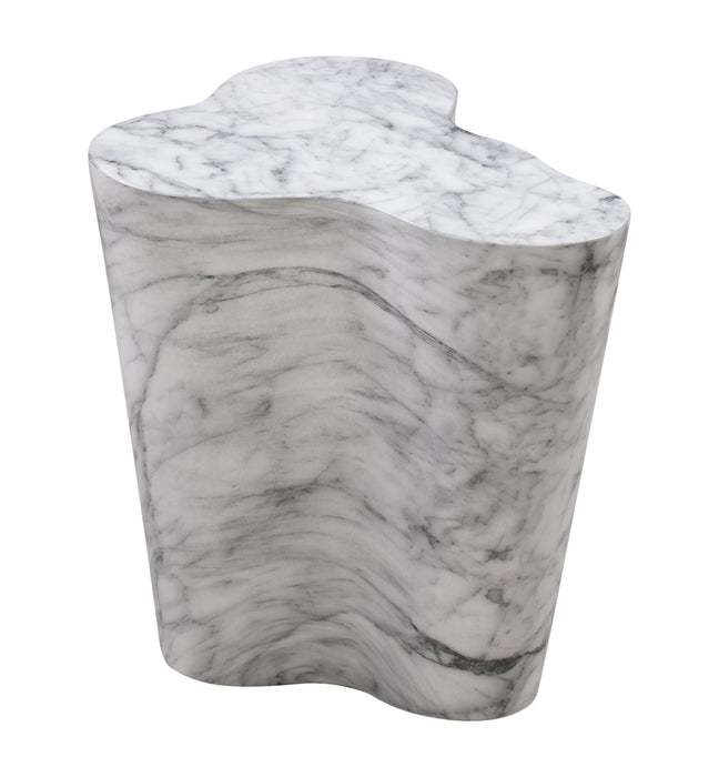 Slab Marble Short Side Table - UK - Home And Beyond