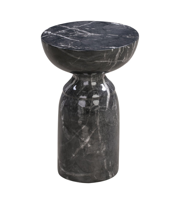Rue Black Marble Side Table - UK - Home And Beyond