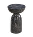 Rue Black Marble Side Table - UK - Home And Beyond