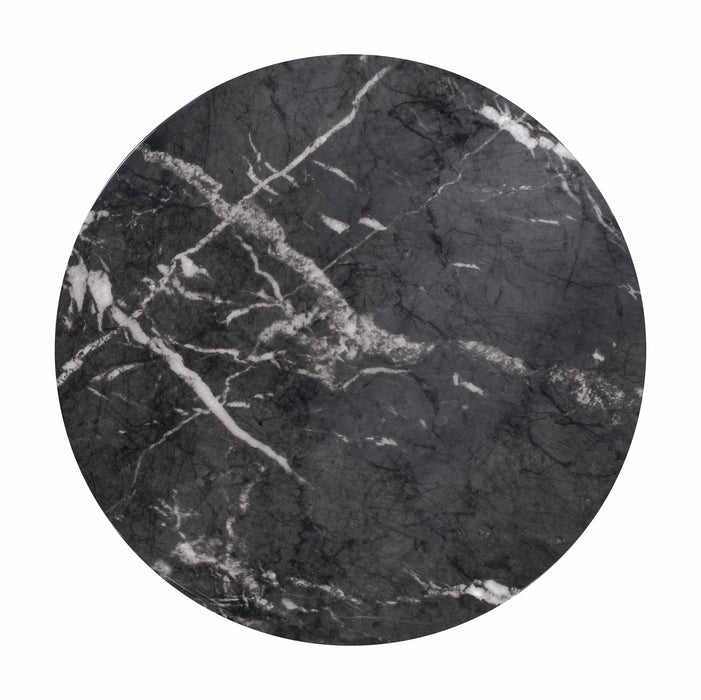 Rue Black Marble Side Table - UK - Home And Beyond
