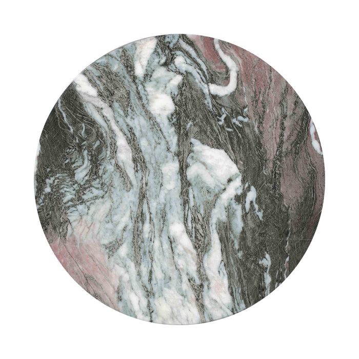 Rue Grey and Blush Marble Side Table - UK - Home And Beyond