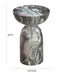 Rue Grey and Blush Marble Side Table - UK - Home And Beyond