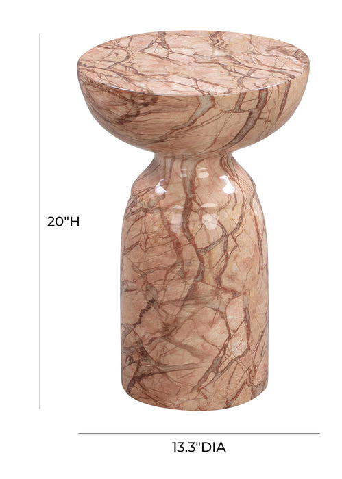 Rue Sunset Marble Side Table - UK - Home And Beyond