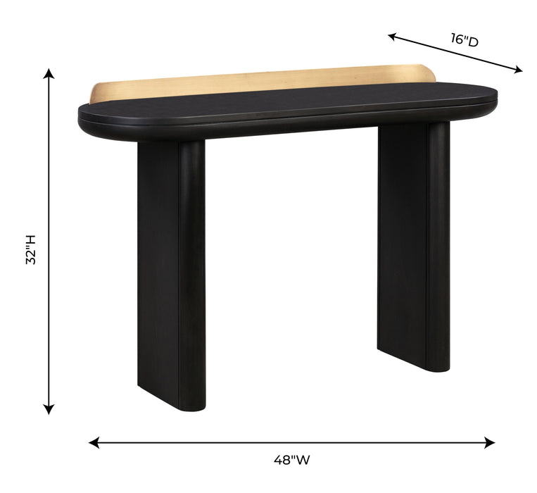 Braden Black Desk/Console Table - UK - Home And Beyond