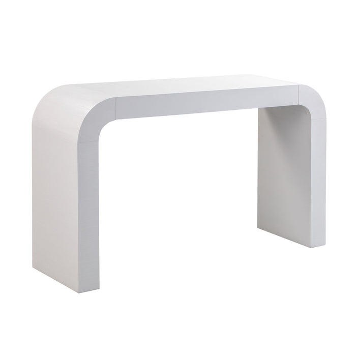 Hump White Console Table - UK - Home And Beyond