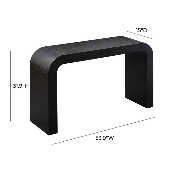 Hump Black Console Table - UK - Home And Beyond