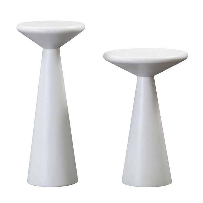 Gianna Concrete Accent Tables - Set of 2 - UK - Home And Beyond