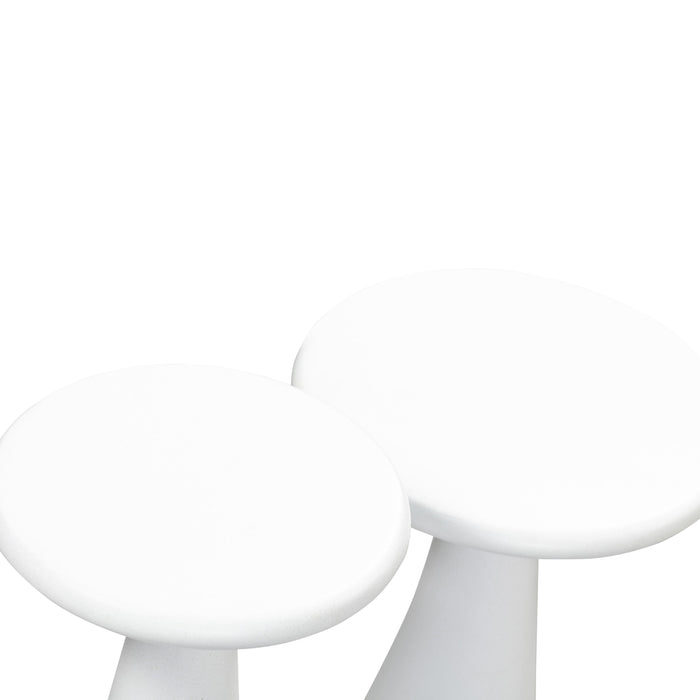 Gianna Concrete Accent Tables - Set of 2 - UK - Home And Beyond