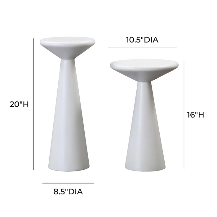 Gianna Concrete Accent Tables - Set of 2 - UK - Home And Beyond