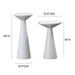 Gianna Concrete Accent Tables - Set of 2 - UK - Home And Beyond