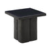 Kayla Black Concrete Side Table - UK - Home And Beyond