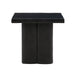Kayla Black Concrete Side Table - UK - Home And Beyond