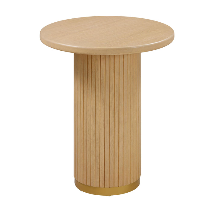 Chelsea Natural Oak Wood Entry Table - UK - Home And Beyond
