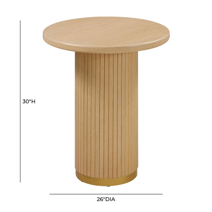 Chelsea Natural Oak Wood Entry Table - UK - Home And Beyond