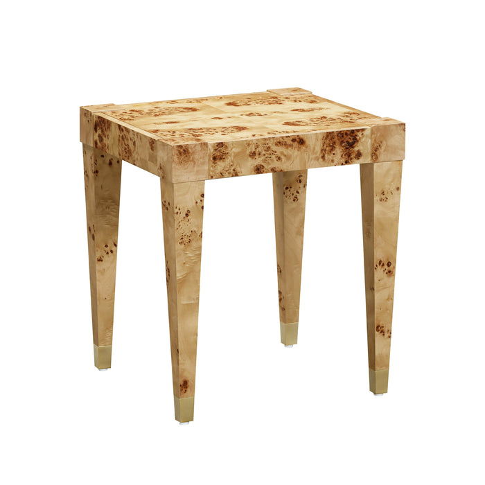 Brandyss Natural Burl End Table - UK - Home And Beyond