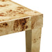 Brandyss Natural Burl End Table - UK - Home And Beyond
