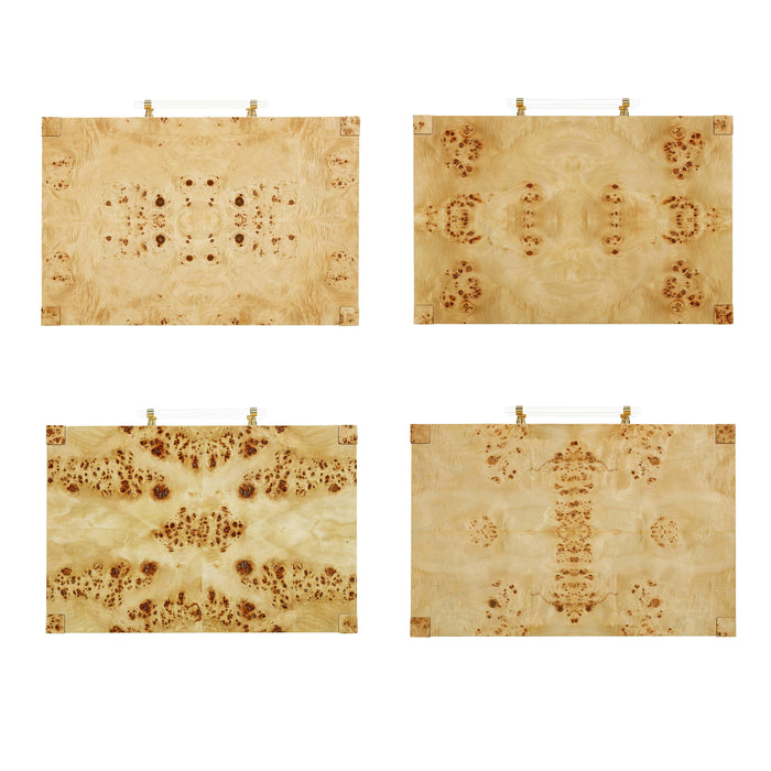 Brandyss Natural Burl End Table - UK - Home And Beyond